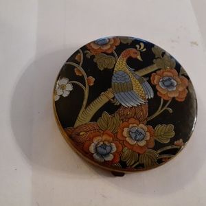 GORGEOUS VTG Schildkraut Germany circa 1930 Enamel Compact Vanity.